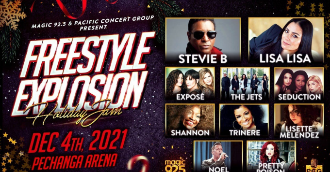 Freestyle Explosion Holiday Jam Concert: Stevie B., Lisa Lisa & Expose at Pechanga Arena