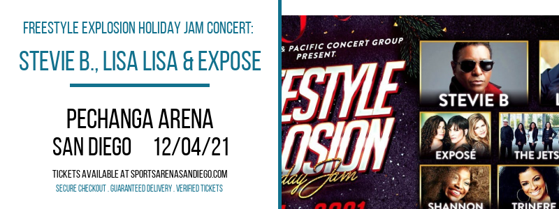 Freestyle Explosion Holiday Jam Concert: Stevie B., Lisa Lisa & Expose at Pechanga Arena