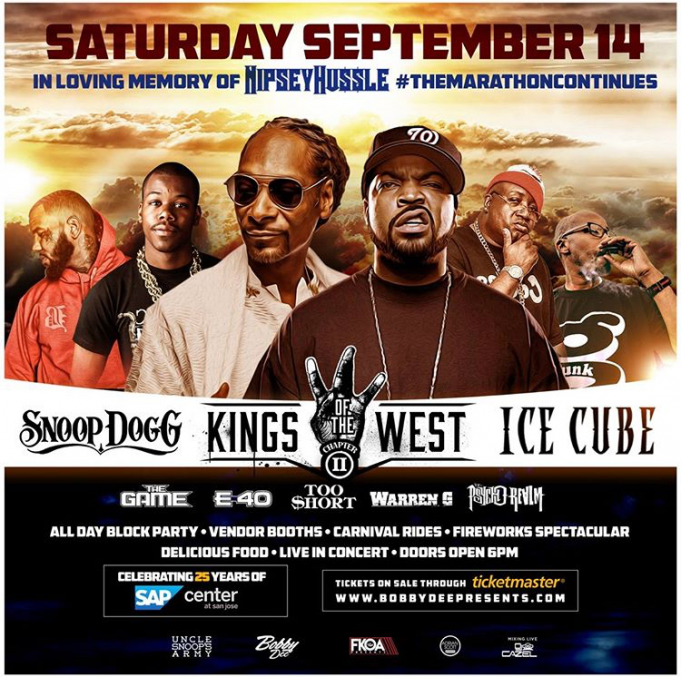 Snoop Dogg, Ice Cube, Too Short, E-40 & Warren G at Stockton Arena