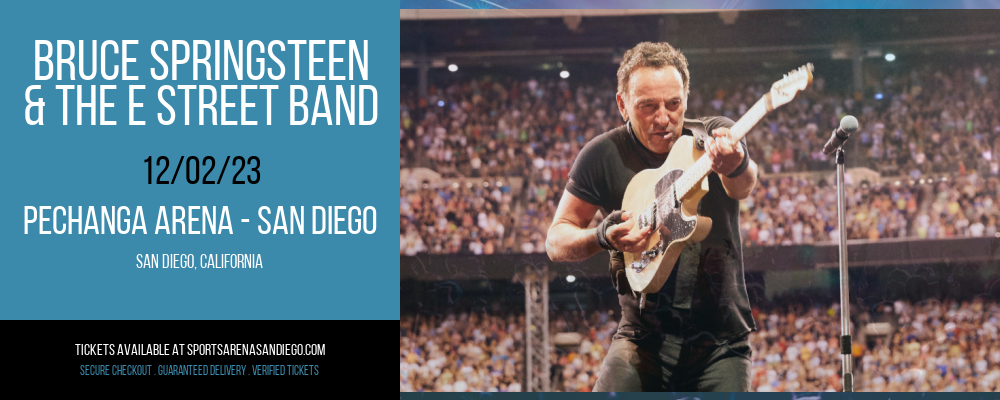 Bruce Springsteen & The E Street Band at Pechanga Arena