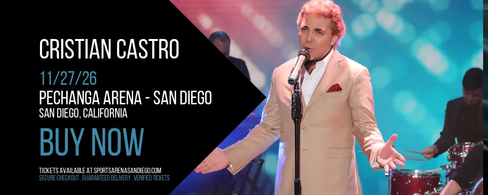 Cristian Castro at Pechanga Arena